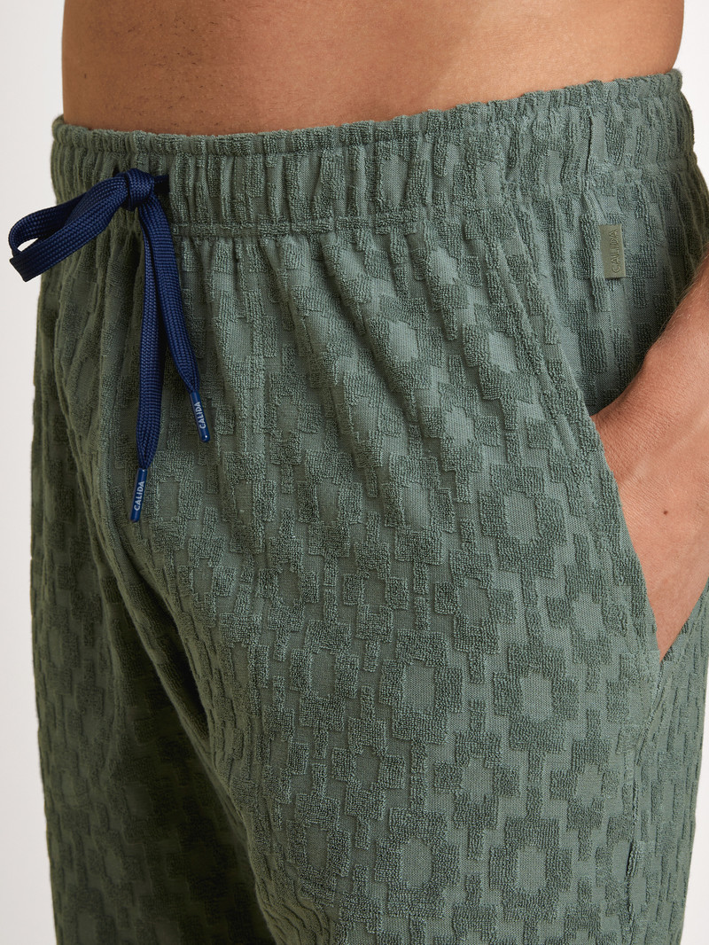 Men Calida Rmx Lounge Holiday Bermudas Summer Outfits Laurel Green | 710524-JWO