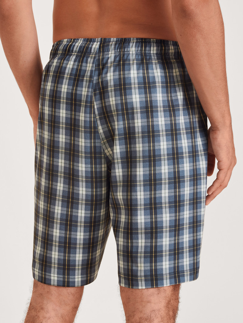 Men Calida Rmx Sleep Leisure Bermudas Sleepwear Dark Sky | 756901-VND