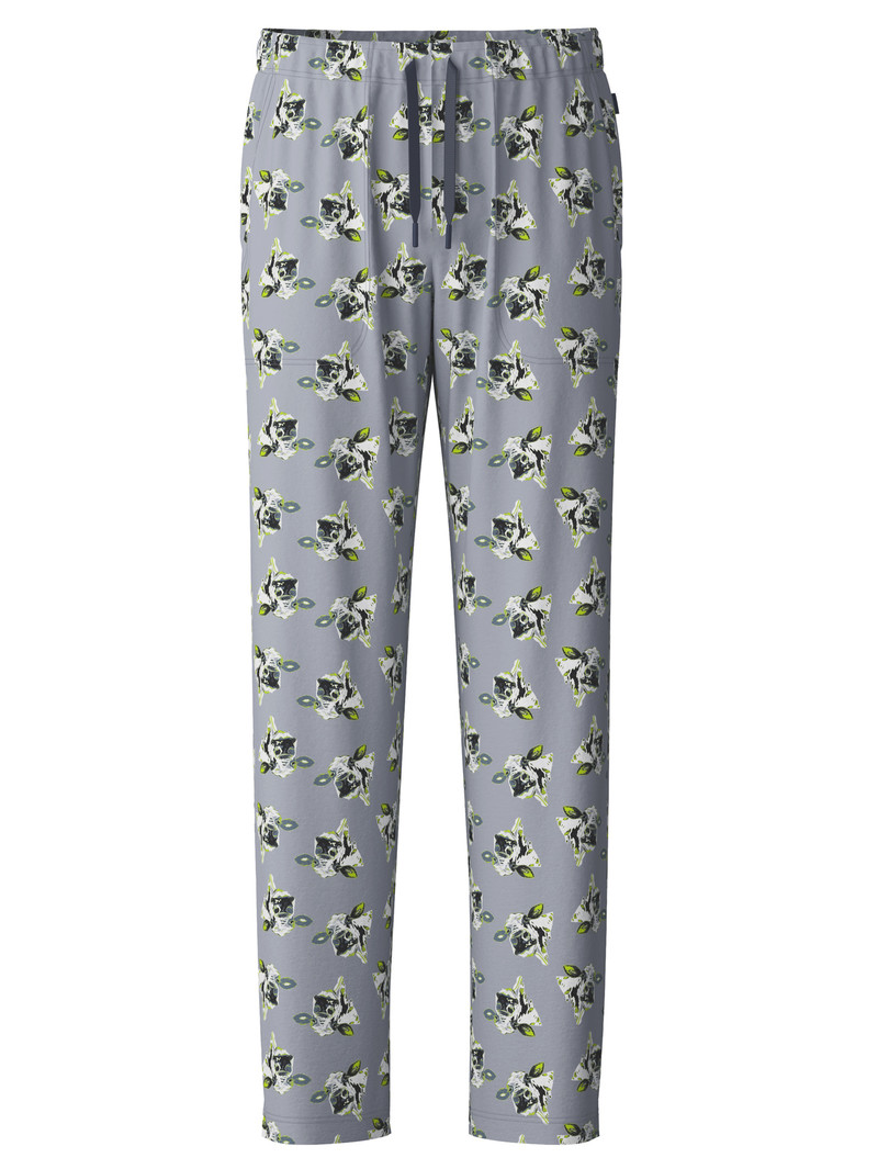 Men Calida Rmx Sleep Leisure Pants Sleepwear Sleet Grey | 487659-GEC