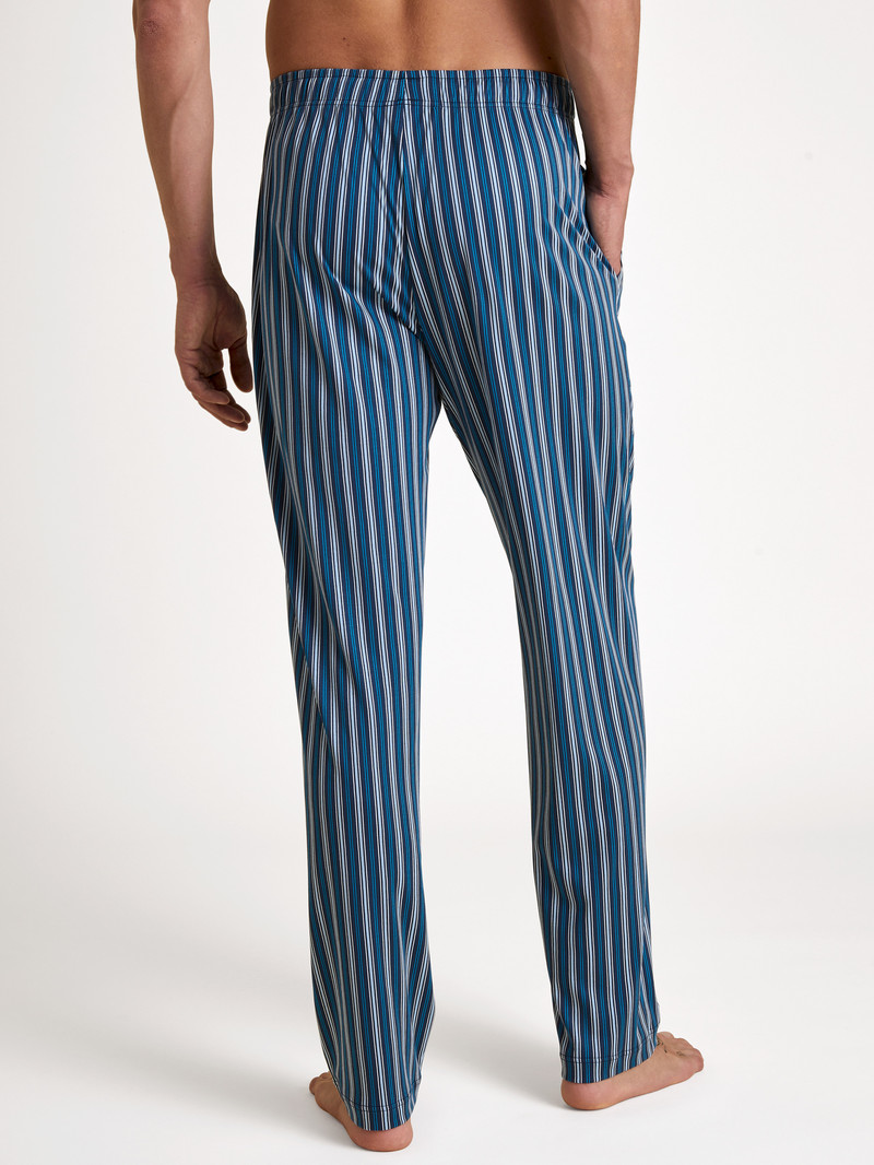 Men Calida Rmx Sleep Leisure Pants Sleepwear Insignia Blue | 435209-OCQ