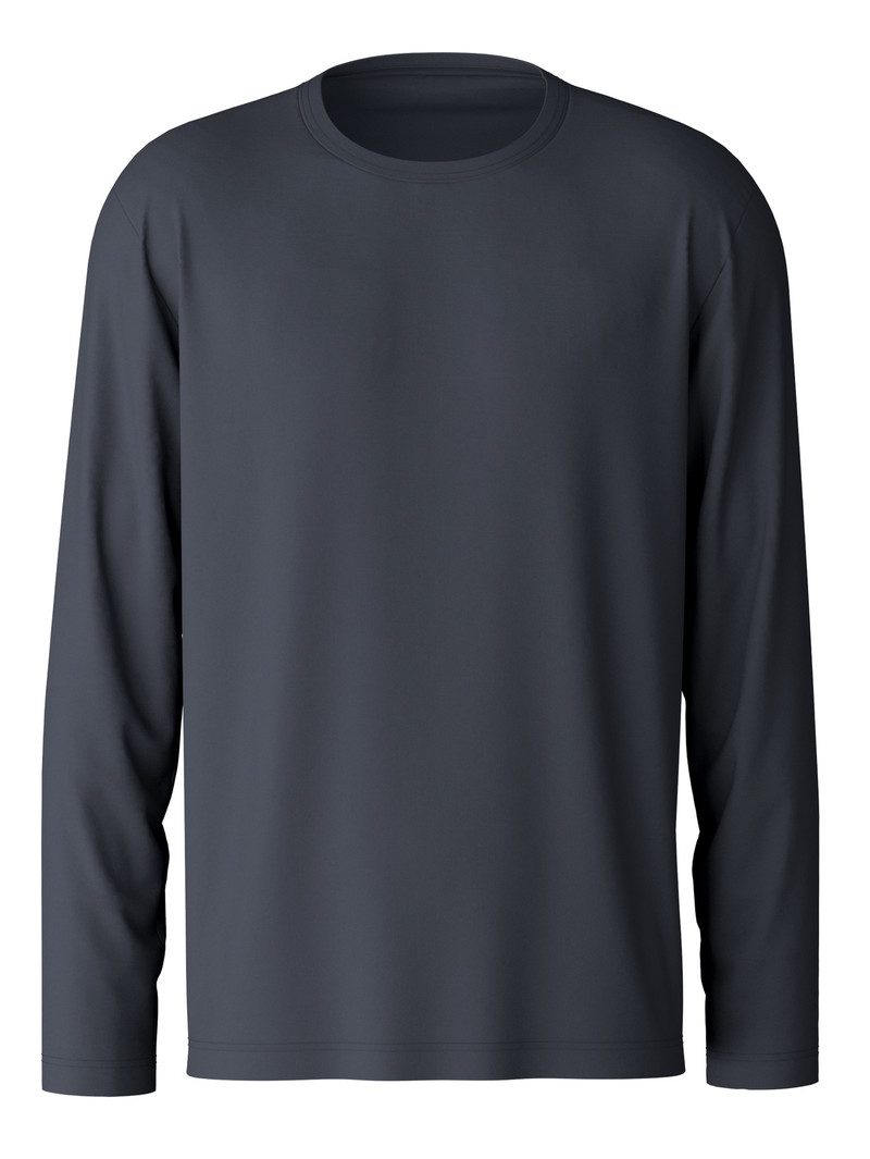 Men Calida Rmx Sleep Leisure Shirt Long Sleeve Sleepwear Anthrazit | 243168-YOZ