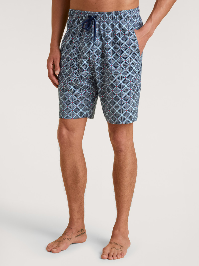 Men Calida Rmx Sleep Time Off Bermudas Summer Outfits Stormy Grey | 607315-DIO