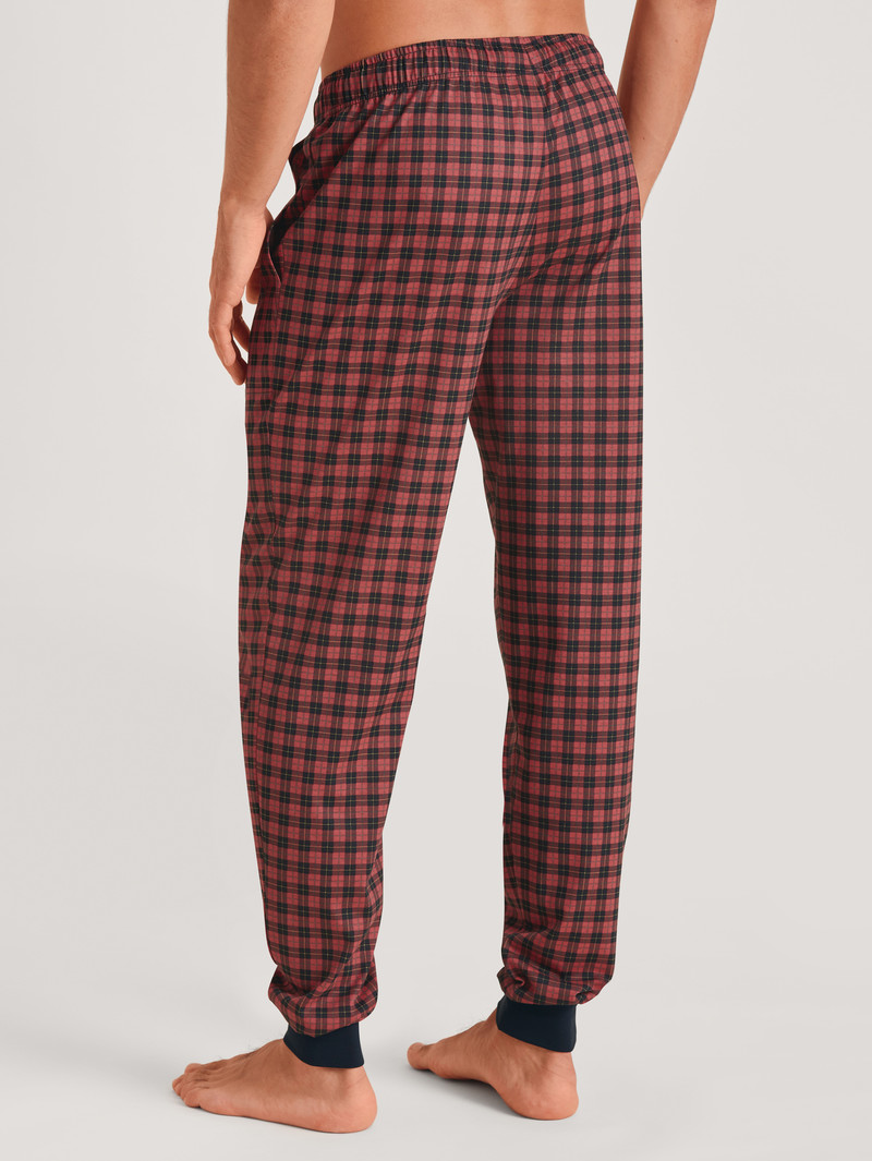 Men Calida Rmx Sleep Time Off Pants Sleepwear Mineral Red | 659142-HXD