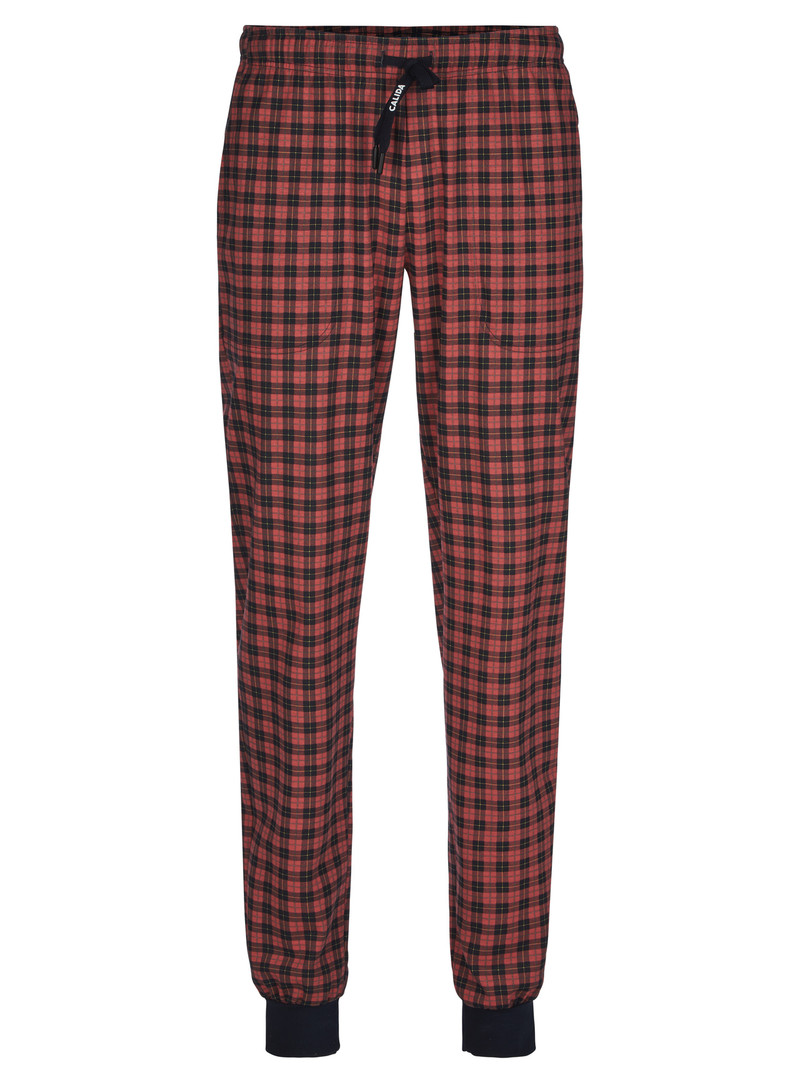 Men Calida Rmx Sleep Time Off Pants Sleepwear Mineral Red | 659142-HXD