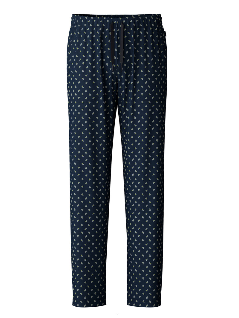 Men Calida Special Long Pants With Side Pockets Sleepwear Dark Sapphire | 960542-XFC