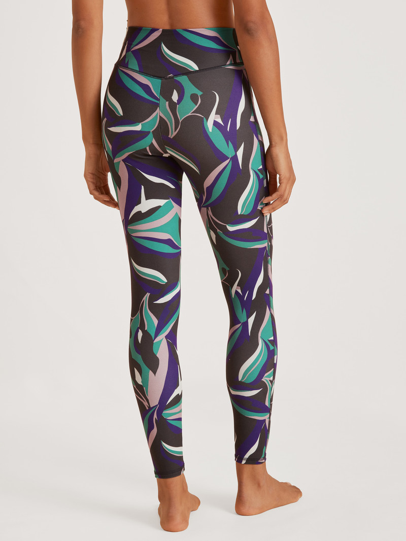 Women Calida 100% Nature Relax Leggings, Cradle To Cradle Certified® Loungewear Phantom | 618732-FZN