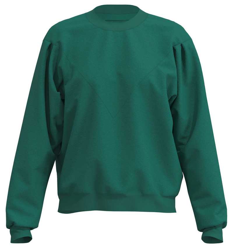 Women Calida 100% Nature Relax Sweatshirt, Cradle To Cradle Certified® Loungewear Galapagos Green | 735104-GJM