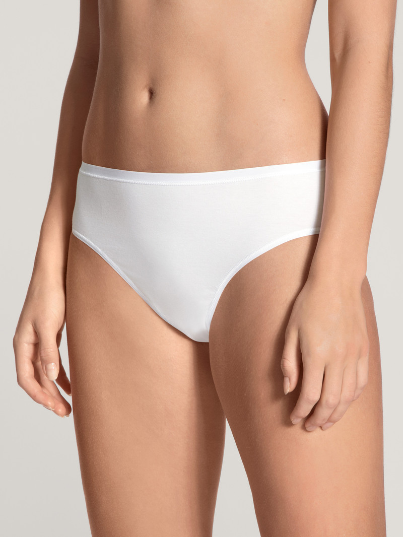 Women Calida Benefit Women Brief Underwear Weiss | 367091-BRG