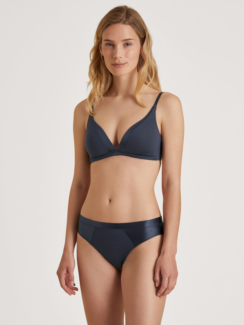 Women Calida Cate Brief Underwear Dark Blue | 049521-NLW