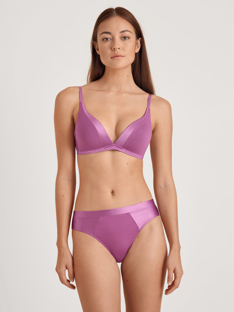 Women Calida Cate Brief Underwear Mulberry Mauve | 803549-VPZ