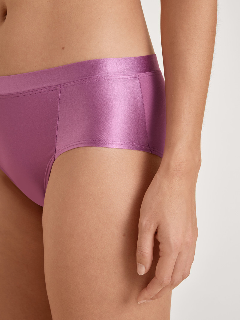 Women Calida Cate Panty, Low Cut Underwear Mulberry Mauve | 352497-OPH