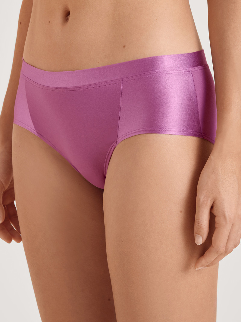 Women Calida Cate Panty, Low Cut Underwear Mulberry Mauve | 352497-OPH