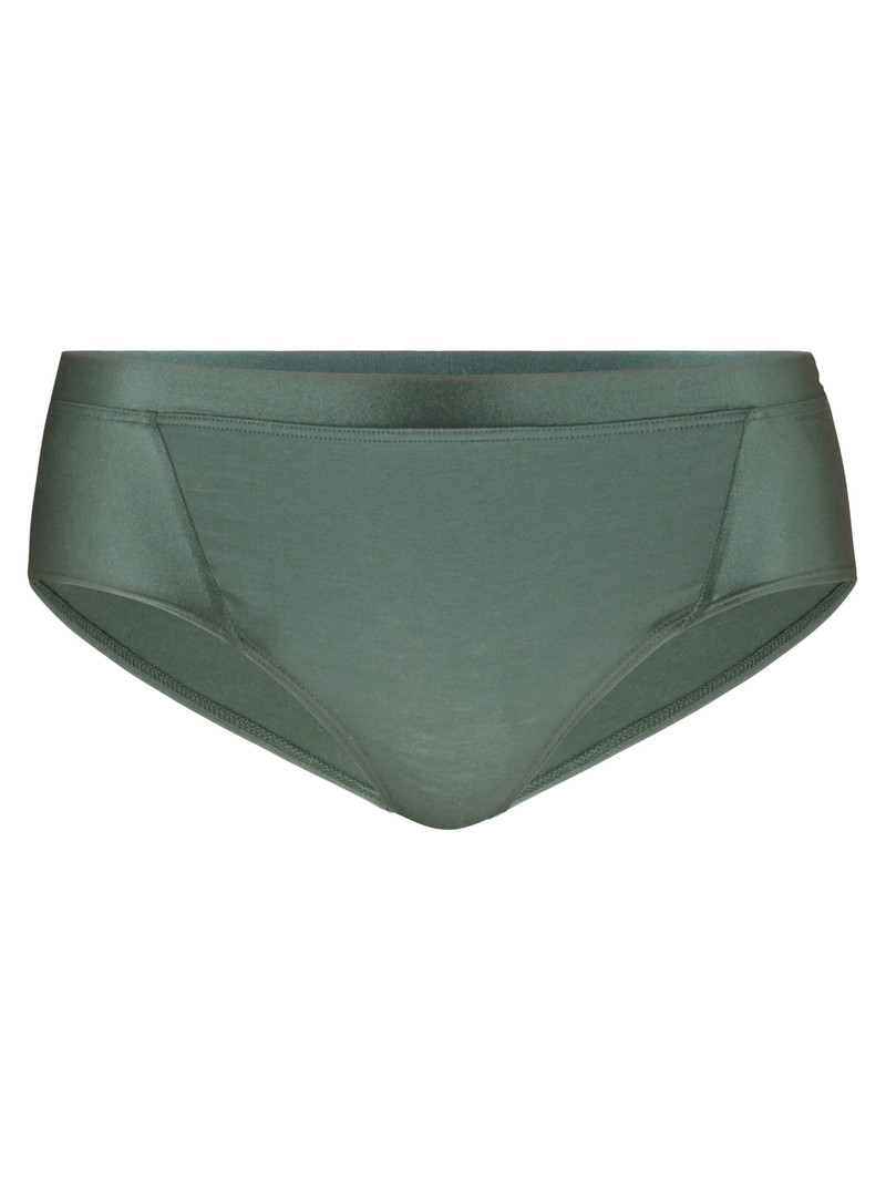 Women Calida Cate Panty, Low Cut Underwear Laurel Green | 231587-ZTG