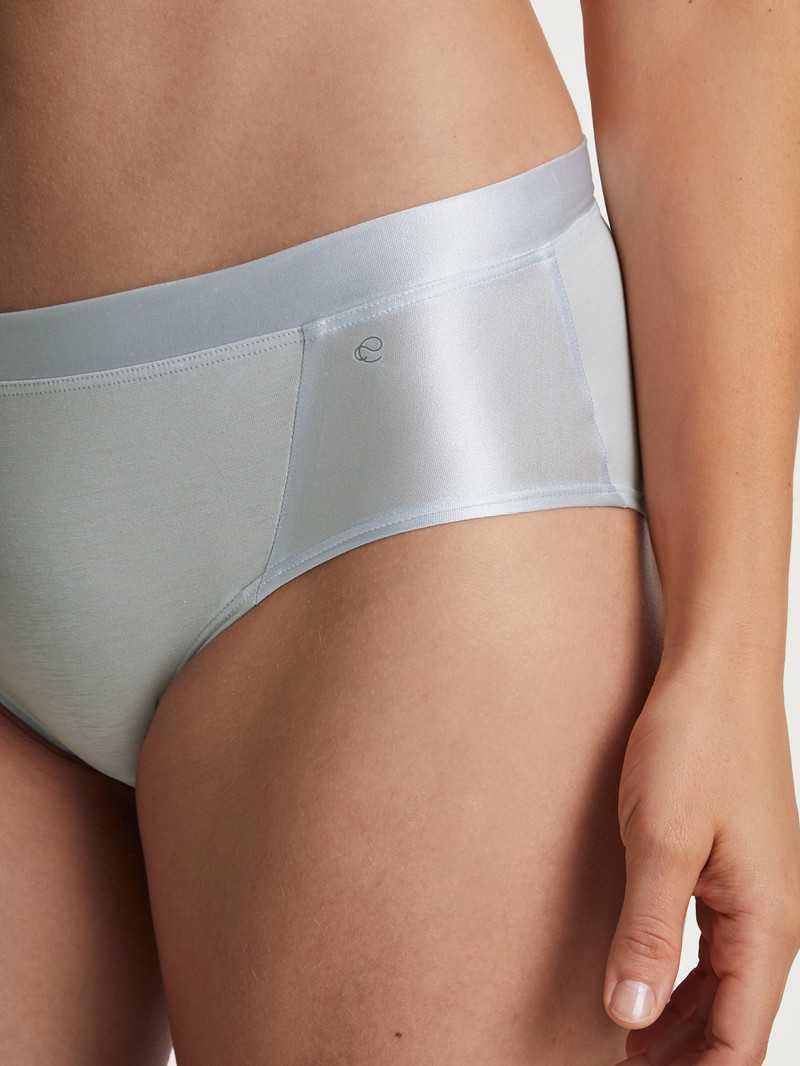 Women Calida Cate Panty, Low Cut Underwear Arctic Ice | 634251-DFA