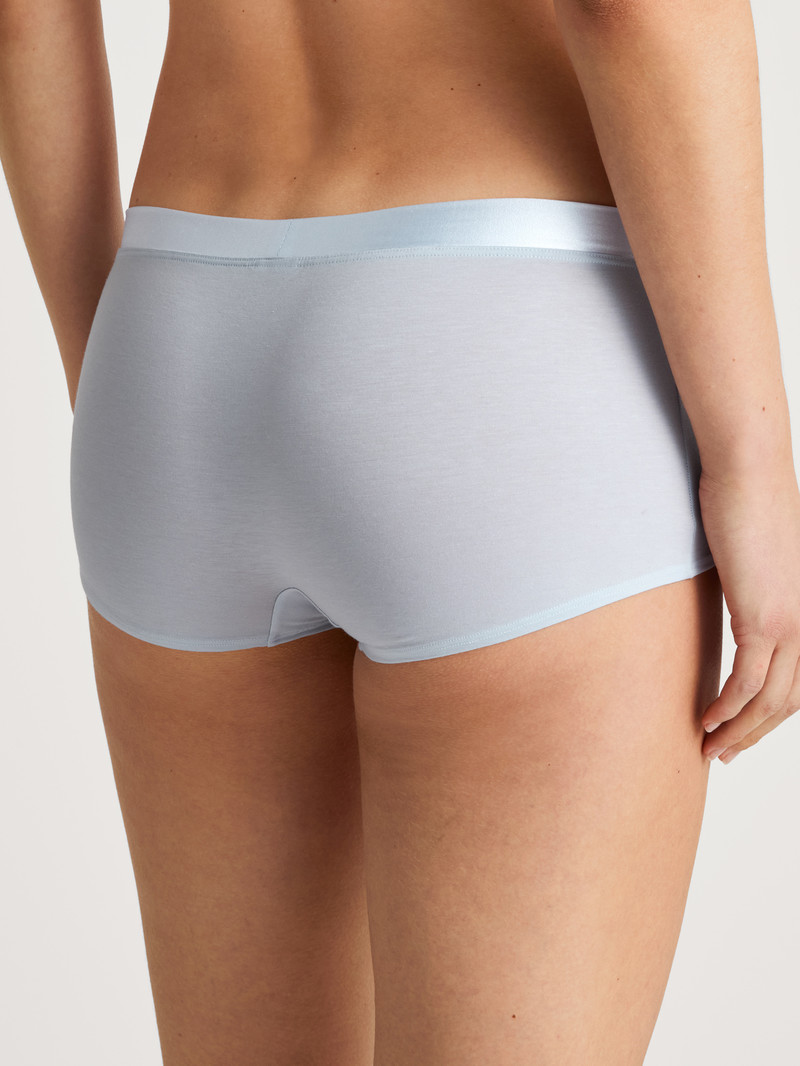 Women Calida Cate Shorty Regular Cut Underwear Arctic Ice | 254709-PHF