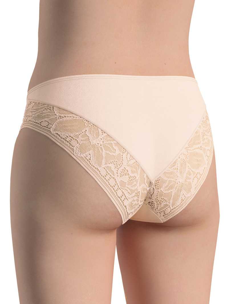 Women Calida Circular Briefs 3-pack, Regular Cut, Cradle To Cradle Certified® Underwear Lace Parfait Pink | 614592-VDN