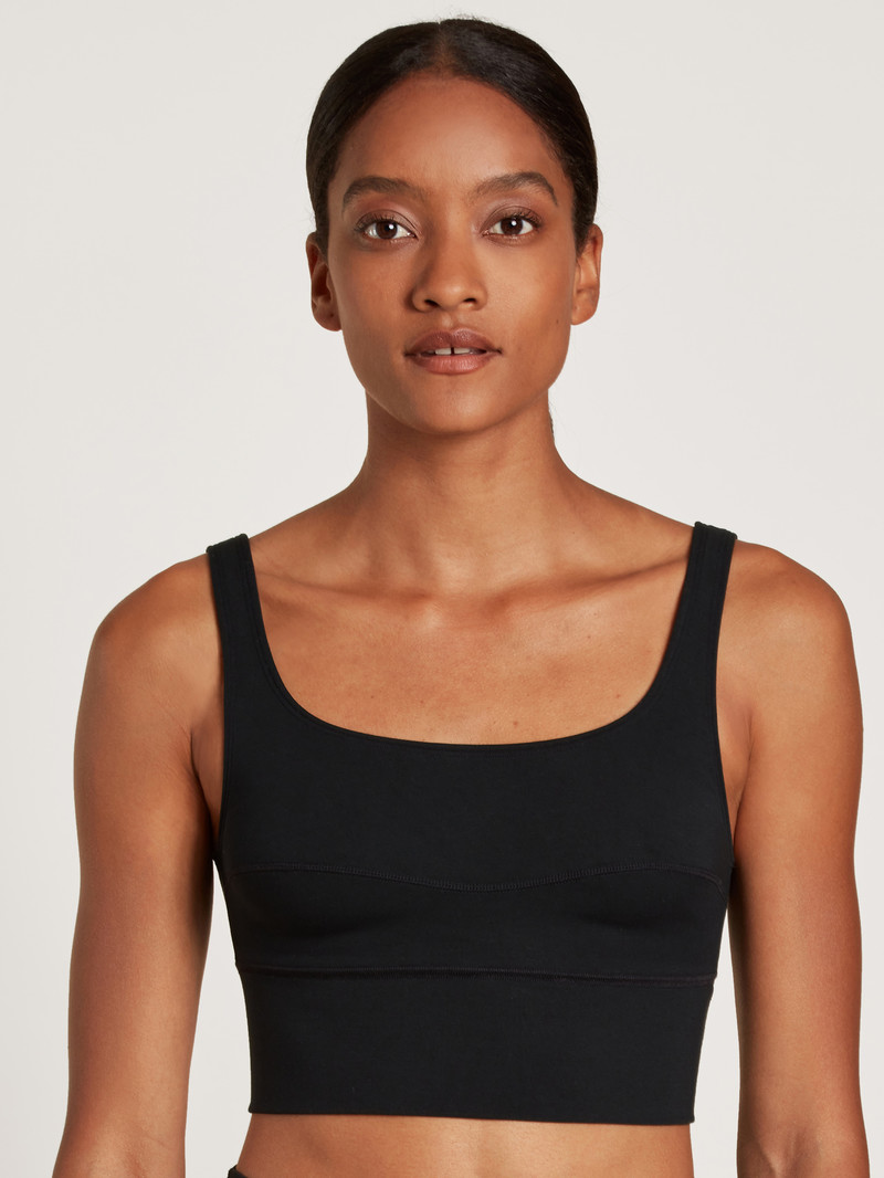 Women Calida Circular Lounge Bustier, Cradle To Cradle Certified® Yoga Black C2c | 517820-NLD