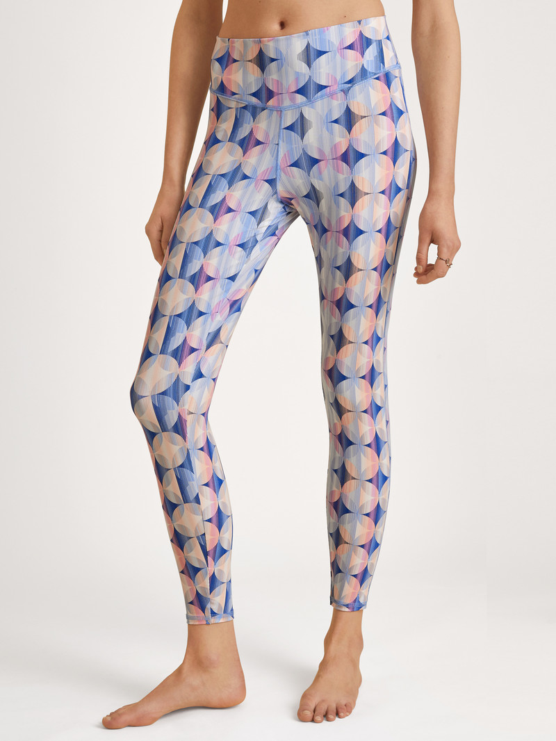 Women Calida Circular Relax Leggings, Cradle To Cradle Certified® Yoga Hydrangea Blue | 271830-LRI