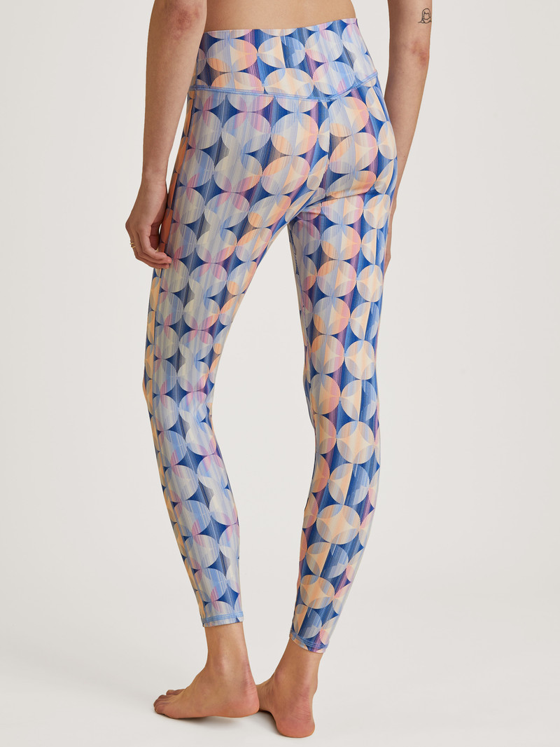 Women Calida Circular Relax Leggings, Cradle To Cradle Certified® Yoga Hydrangea Blue | 271830-LRI