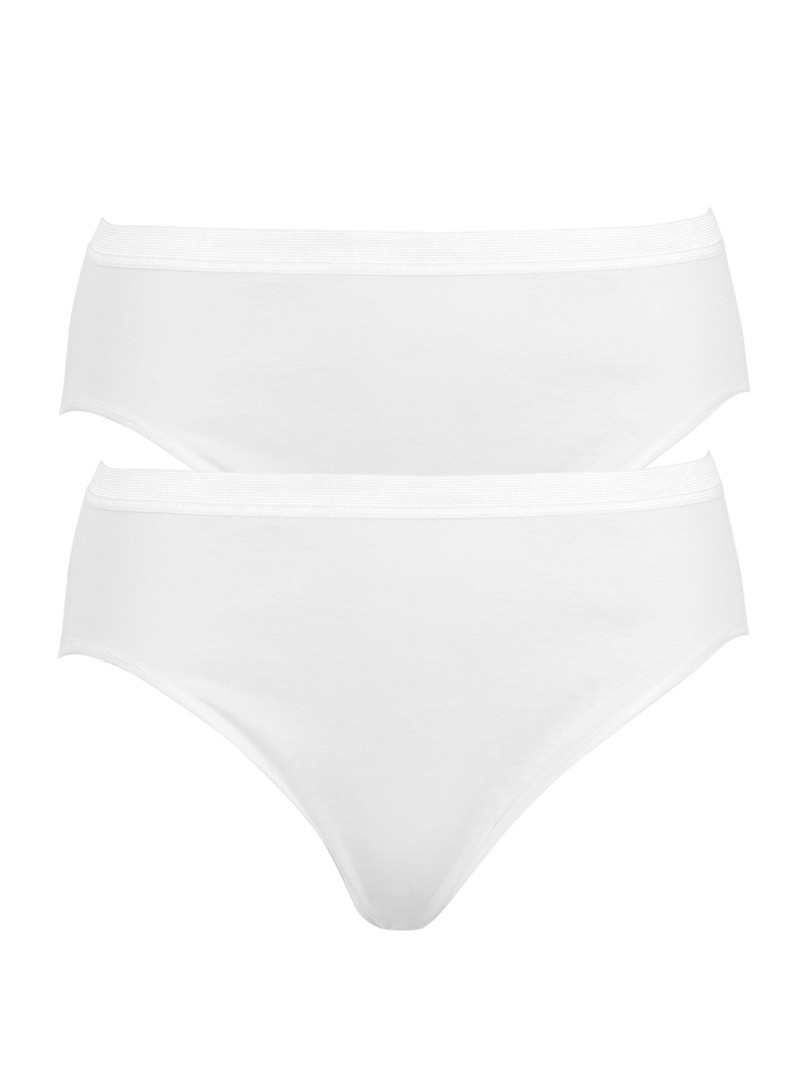 Women Calida Classic Light Mini Brief 2pk Underwear White | 846510-TCH