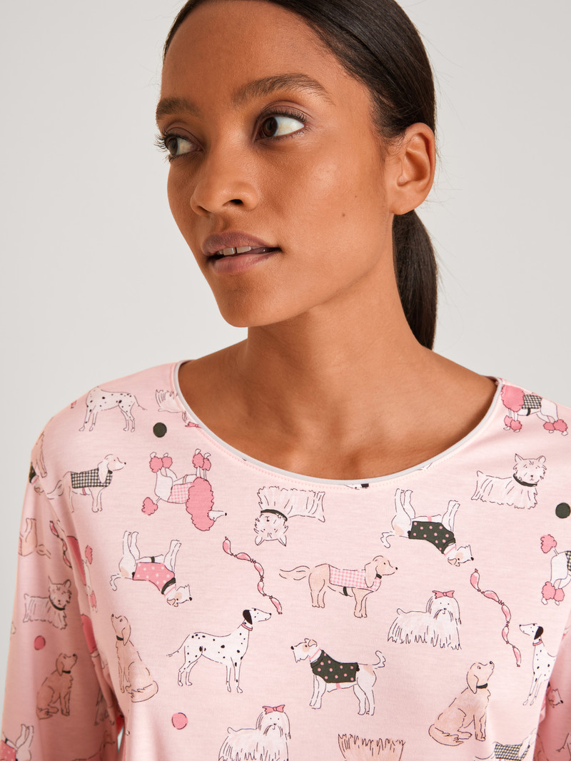 Women Calida Dog Dreams Nightdress Sleepwear Strawberry Ice | 601895-BCQ