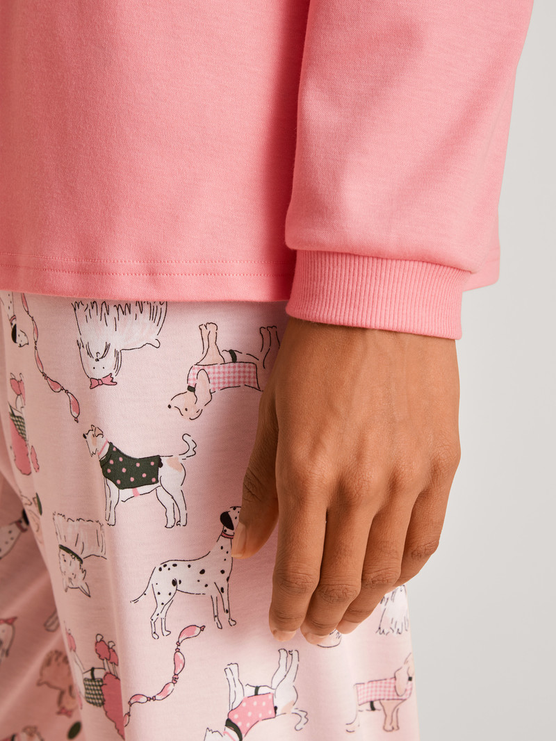 Women Calida Dog Dreams Pyjama Sleepwear Strawberry Ice | 813790-IWQ