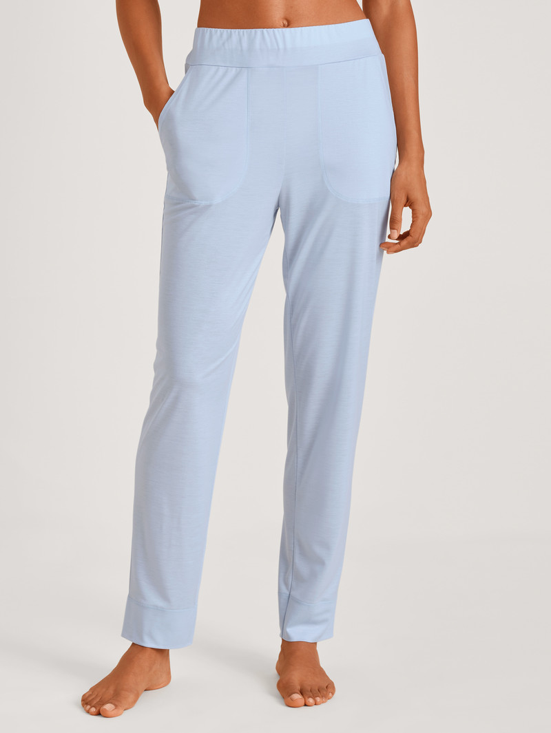 Women Calida Dsw Cooling Pants Deepsleepwear Harmony Blue | 562704-LQI