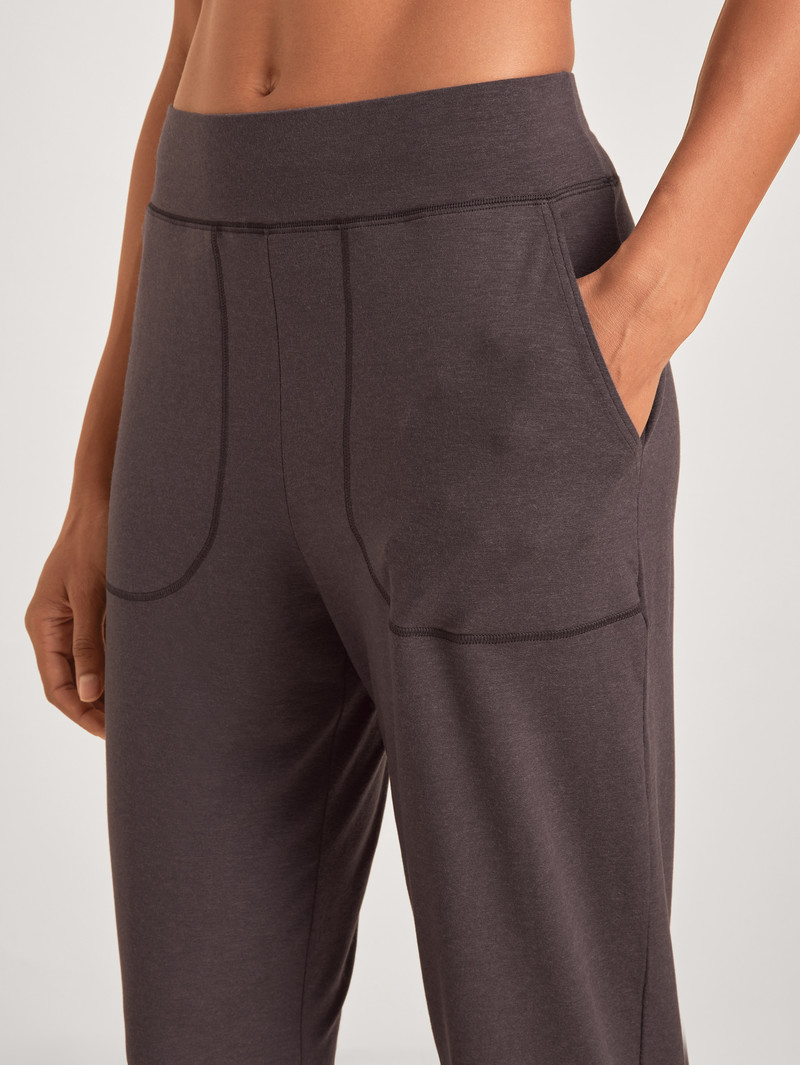 Women Calida Dsw Warming Pants Sleepwear Soft Taupe | 875023-VHR