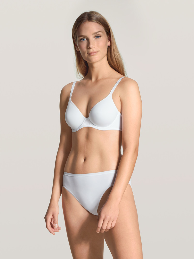 Women Calida Eco Sense Bra With Underwiring Underwear Weiss | 457816-VCE