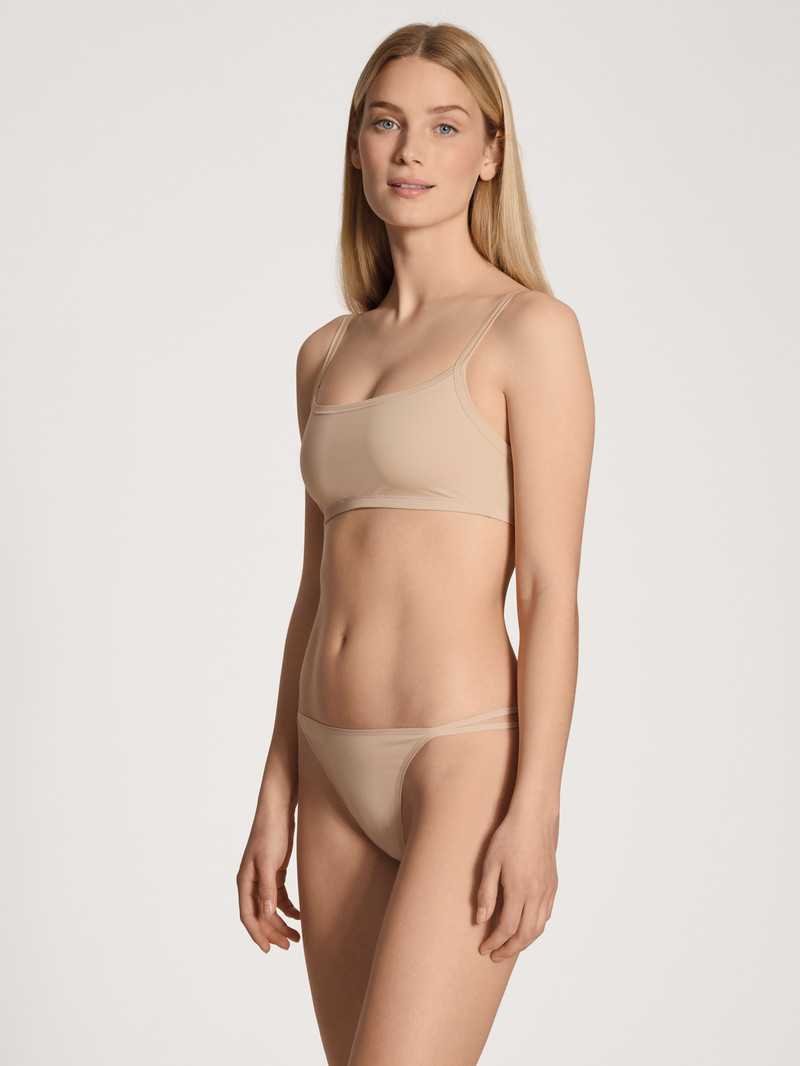 Women Calida Eco Sense Brief Underwear Rose Teint | 841230-MEZ