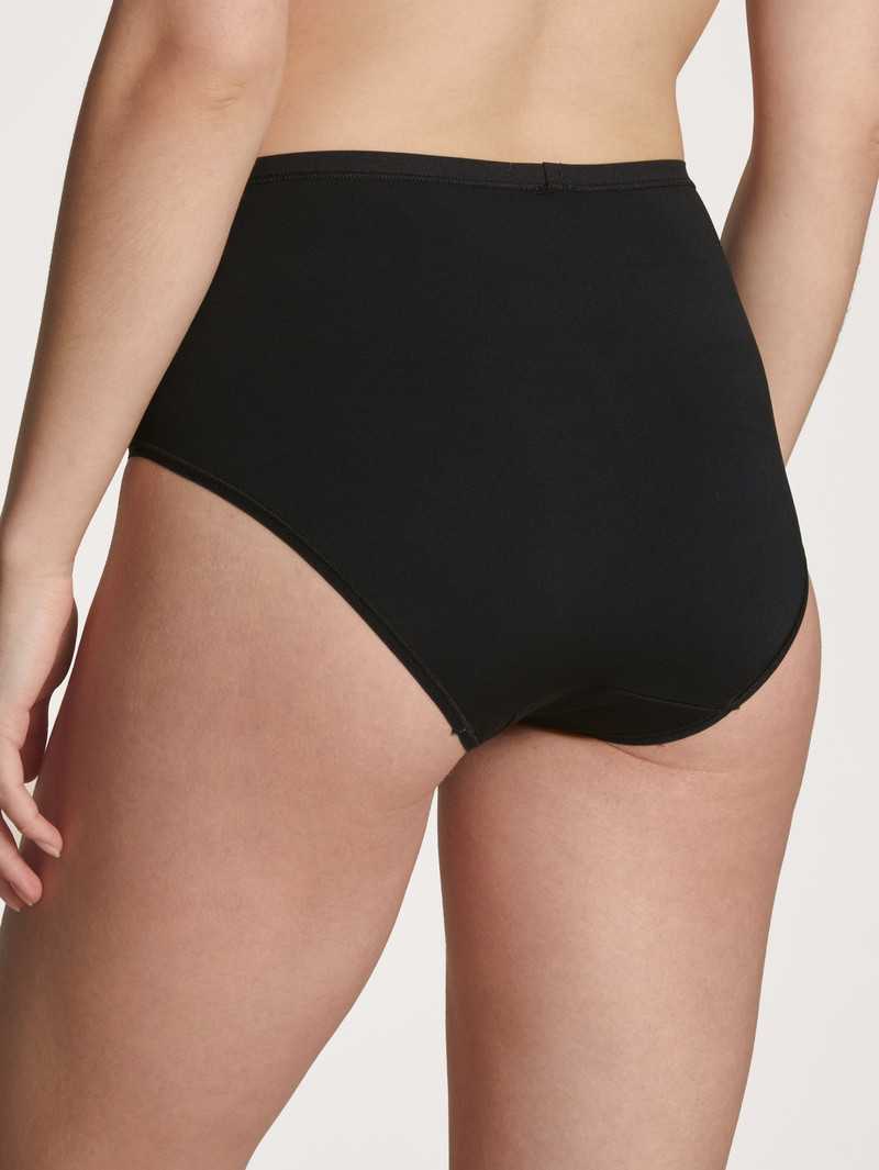 Women Calida Eco Sense Brief Underwear Schwarz | 127986-VCB