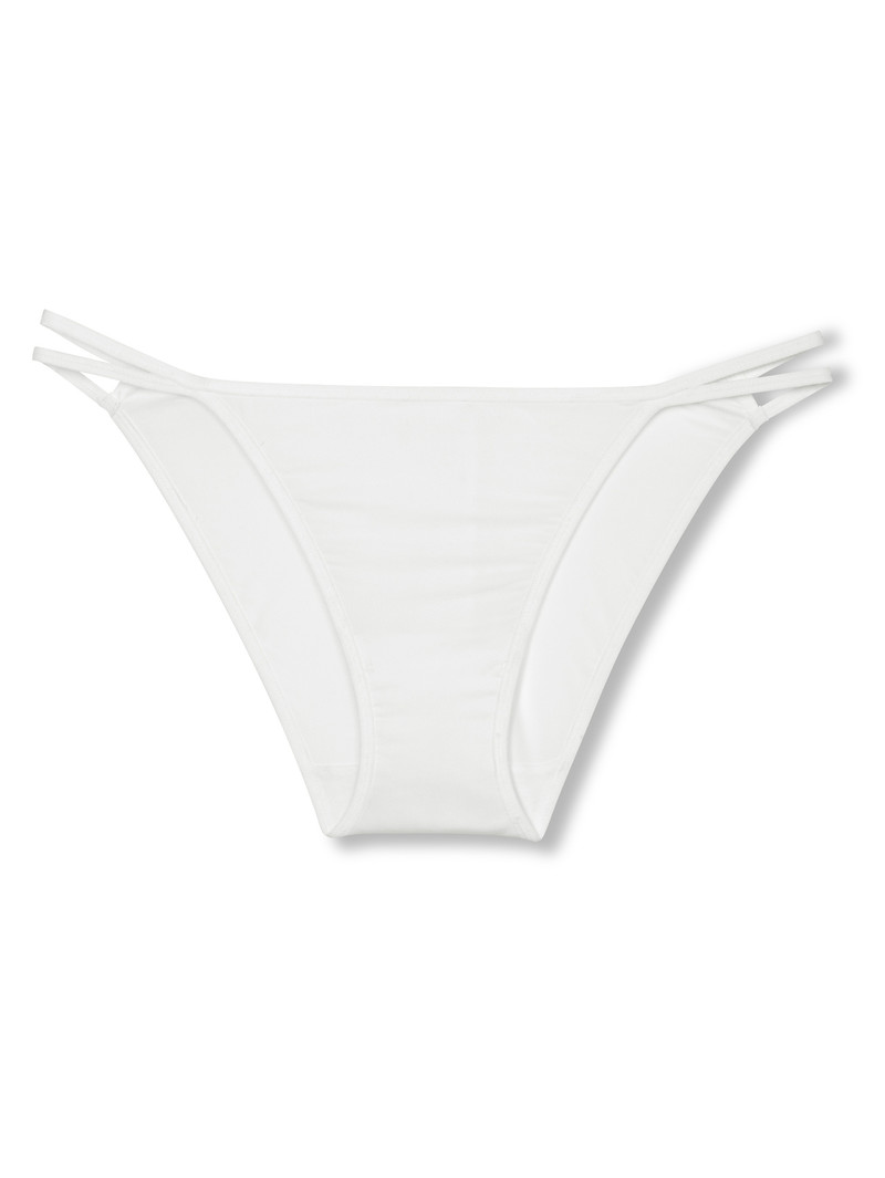 Women Calida Eco Sense Brief Underwear Weiss | 186927-SRQ