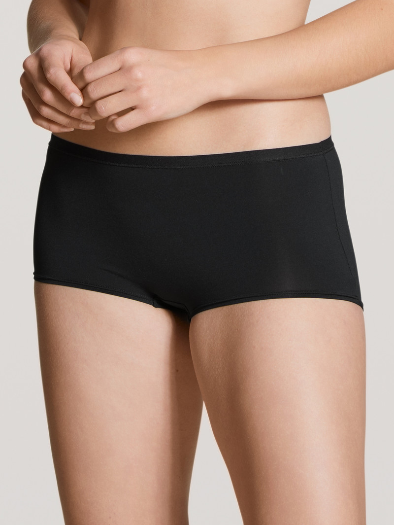 Women Calida Eco Sense Panty Underwear Schwarz | 632487-TJB