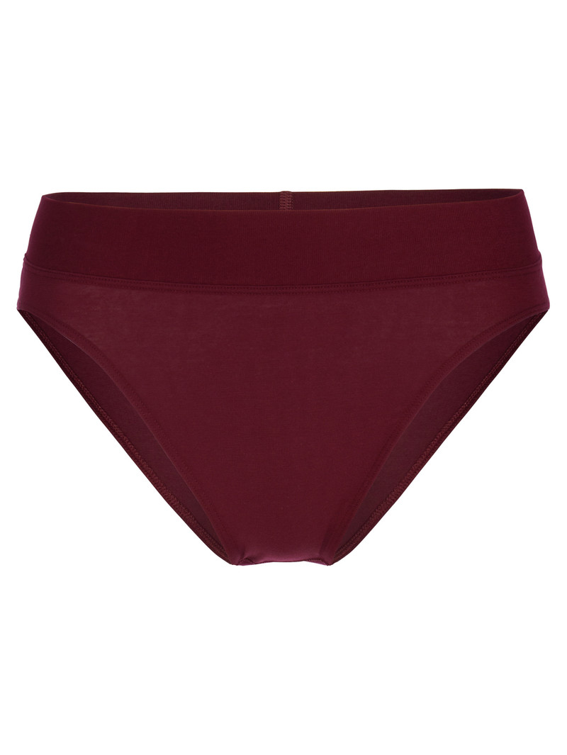 Women Calida Elastic Brief, High Waist Underwear English Red | 857123-WVQ