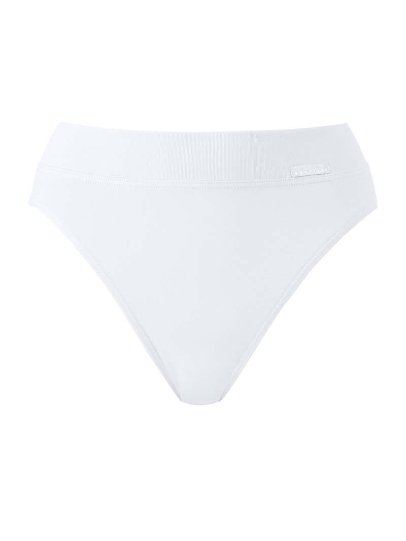 Women Calida Elastic Brief, High Waist Underwear Weiss | 805479-BIK