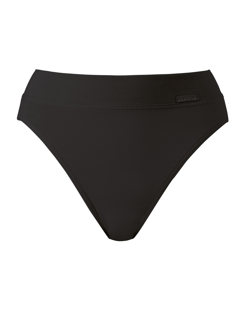 Women Calida Elastic Brief, High Waist Underwear Schwarz | 129038-WEQ