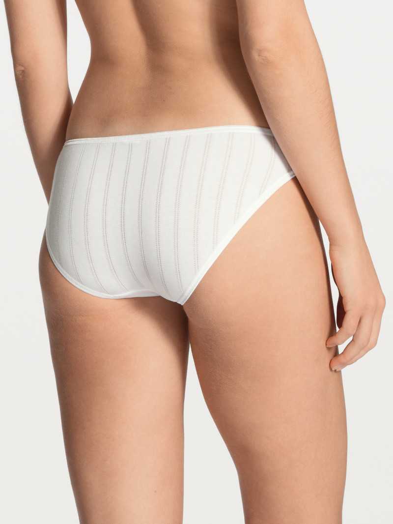 Women Calida Etude Toujours Brief, Low Cut Underwear Weiss | 692873-XWG