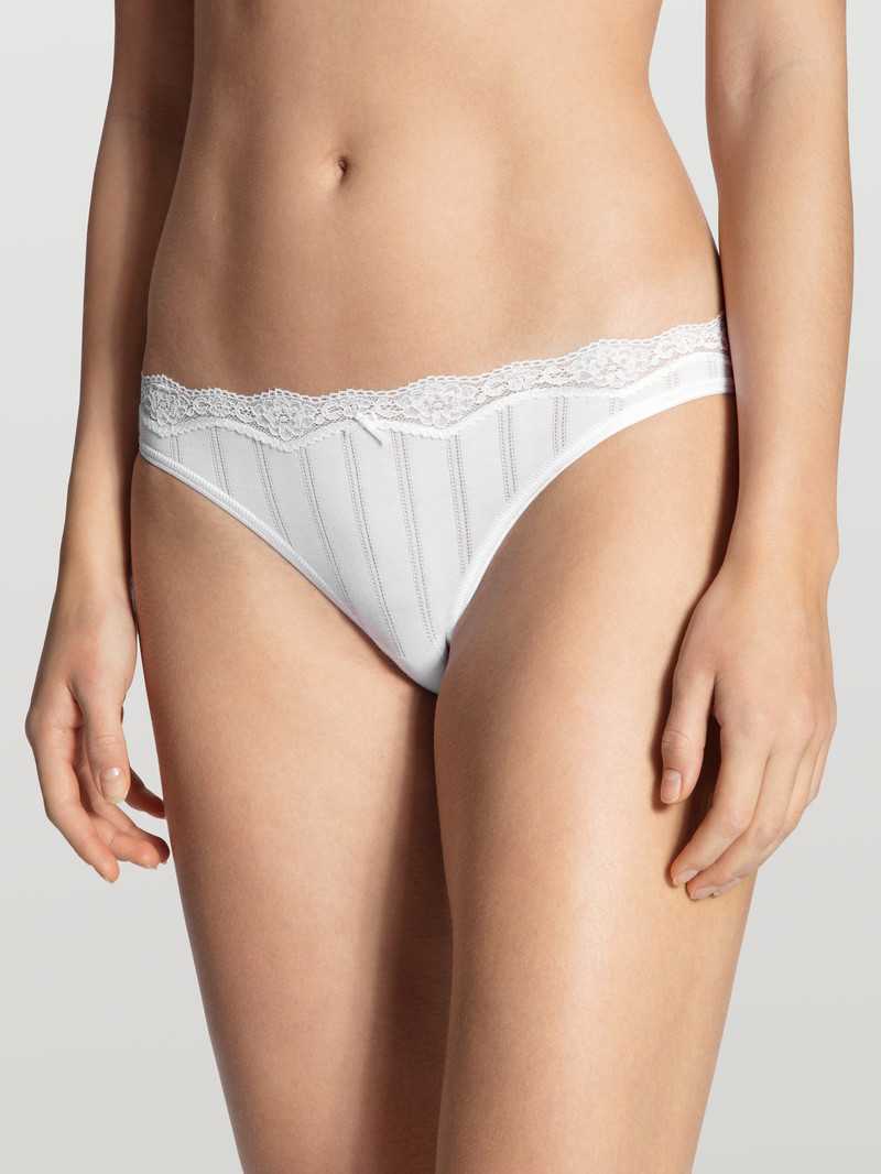 Women Calida Etude Toujours Brief, Low Cut Underwear Weiss | 692873-XWG