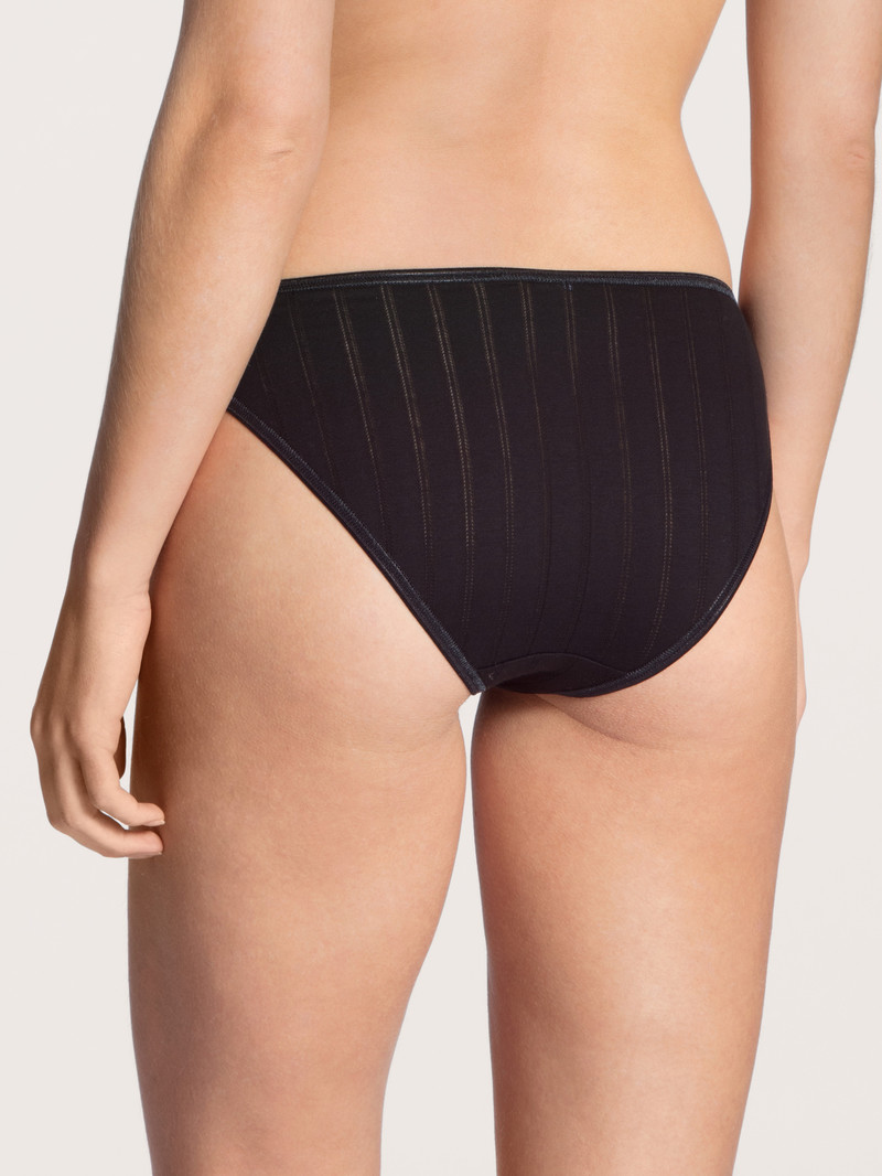 Women Calida Etude Toujours Brief, Regular Cut Underwear Schwarz | 180259-FDZ