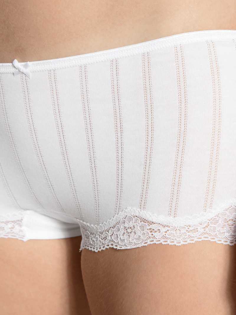 Women Calida Etude Toujours Panty, Low Cut Underwear Weiss | 058394-GOR