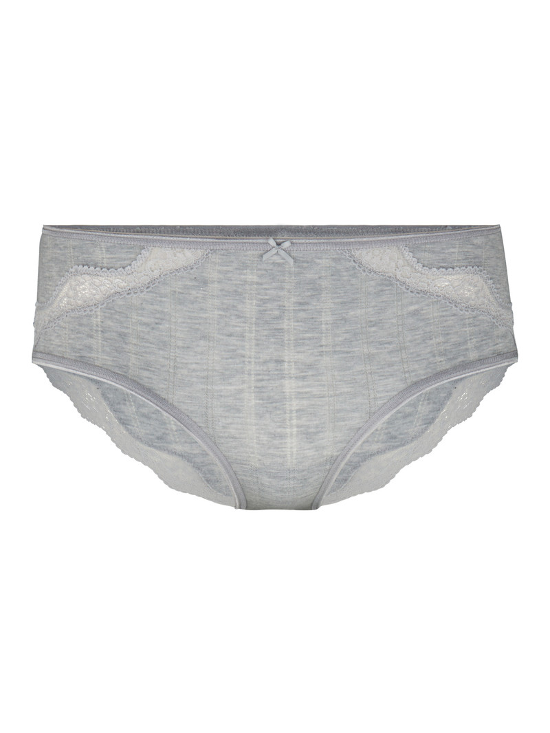 Women Calida Etude Toujours Shorty Regular Cut Underwear Grey Melange | 327156-LUP