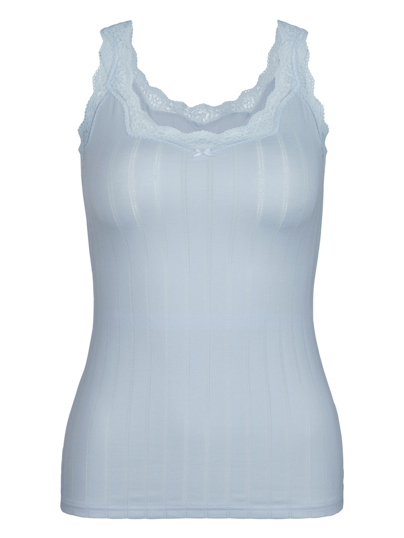 Women Calida Etude Toujours Tank Top Underwear Arctic Ice | 291607-EOM