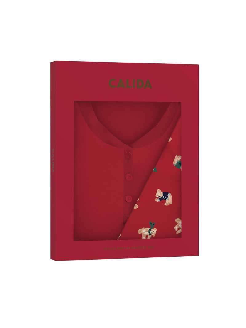 Women Calida Family & Friends Pyjama Sleepwear Rio Red | 012378-DAK