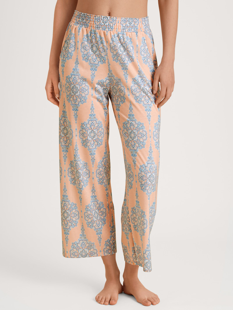 Women Calida Favourites Balance 7/8 Pants Sleepwear Peach Parfait | 326104-OWZ