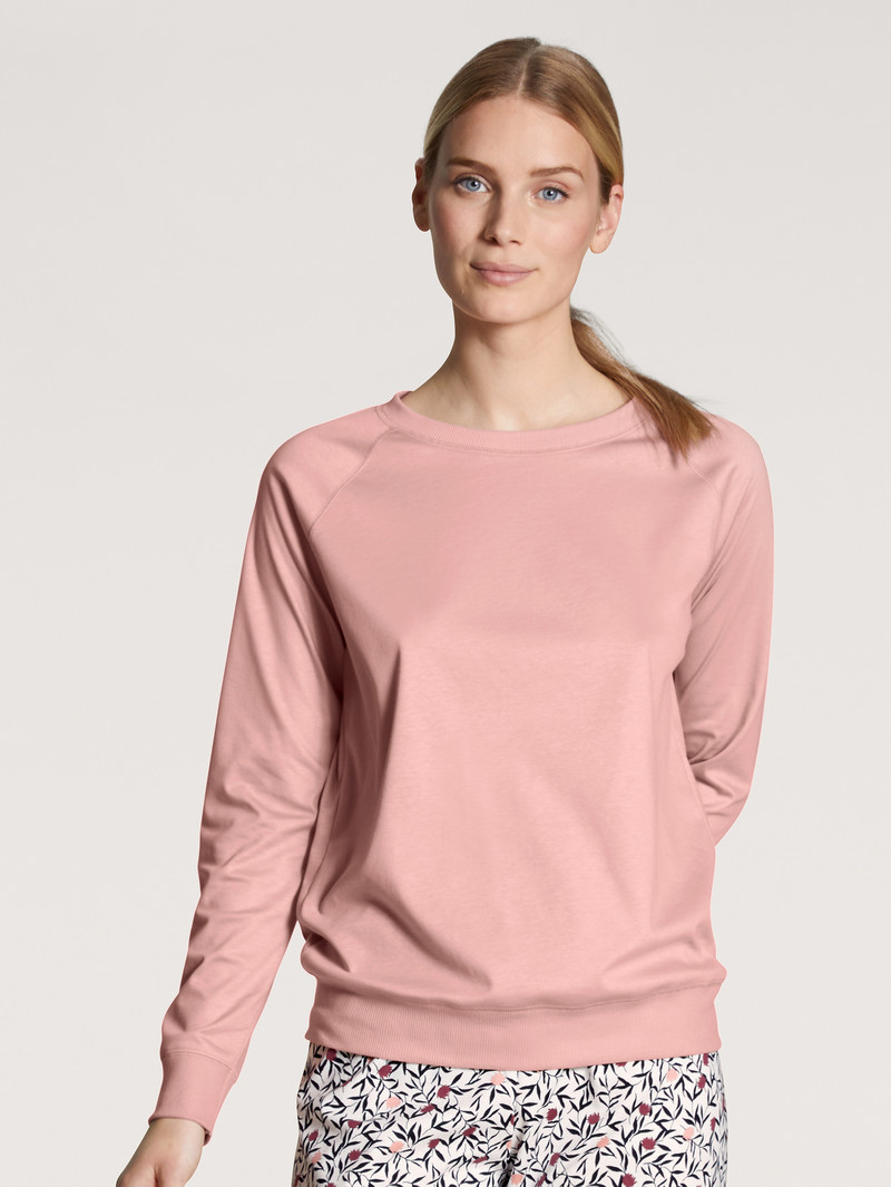 Women Calida Favourites Dreams Shirt Long Sleeve Sleepwear Rose Bud | 170863-ZVE