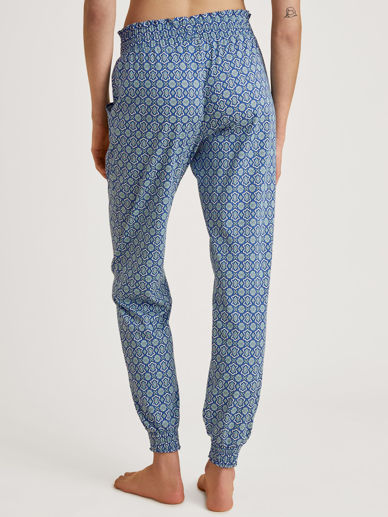 Women Calida Favourites Energy Pants Sleepwear Sodalite Blue | 367180-WGJ