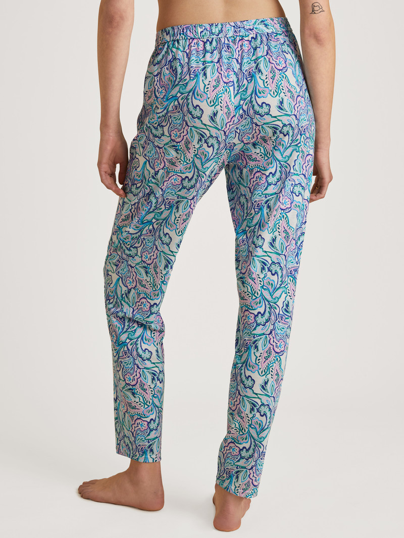 Women Calida Favourites Energy Pants Sleepwear Blue Topaz | 851097-OMN