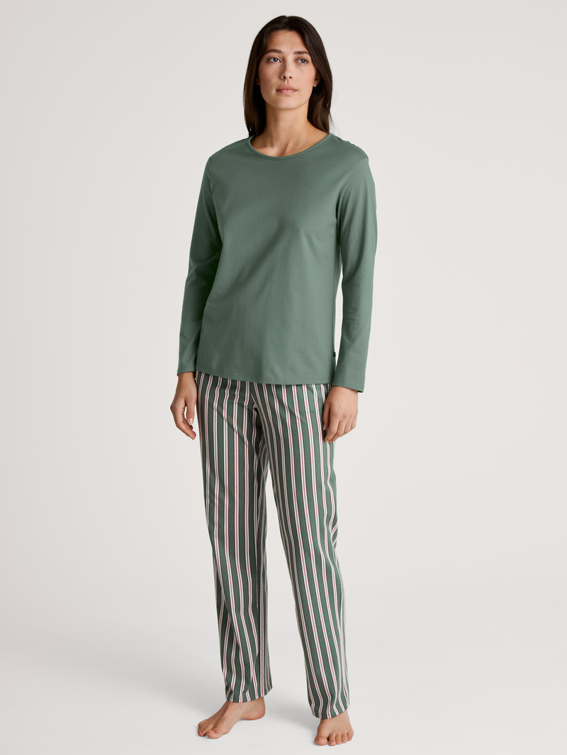 Women Calida Favourites Ground Pants Sleepwear Laurel Green | 870253-MCG