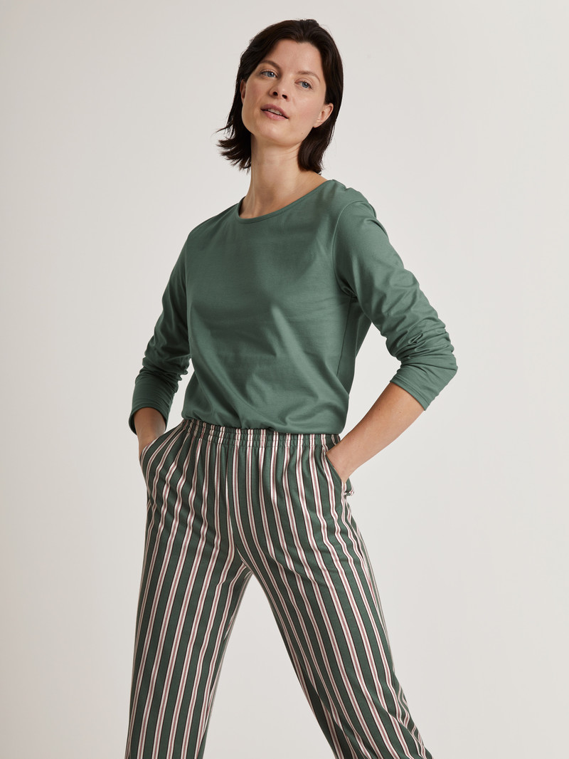 Women Calida Favourites Ground Pants Sleepwear Laurel Green | 870253-MCG