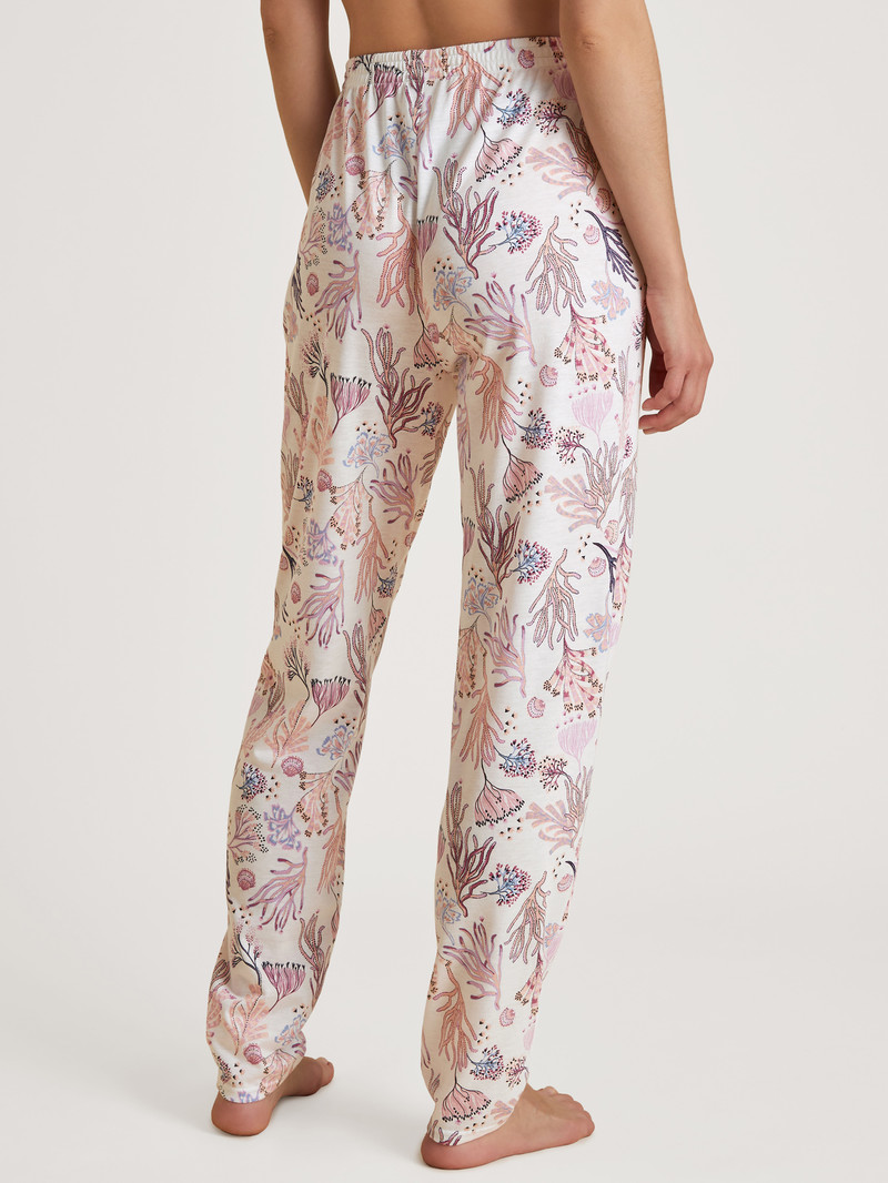 Women Calida Favourites Harmony Pants Sleepwear Star White | 786203-BCU